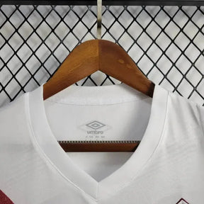 Camisa Fluminense Away 24/25 - Torcedor Masculina Branca + Patches Libertadores + Patrocínios - Netmantos