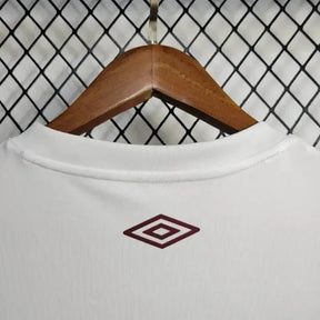 Camisa Fluminense Away 24/25 - Torcedor Masculina Branca + Patches Libertadores + Patrocínios - Netmantos