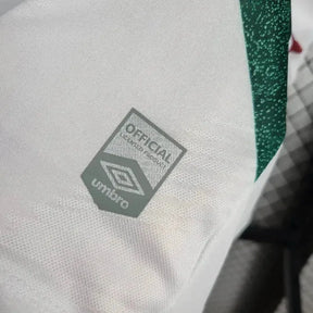 Camisa Fluminense Away 24/25 - Torcedor Masculina Branca + Patches Libertadores + Patrocínios - Netmantos