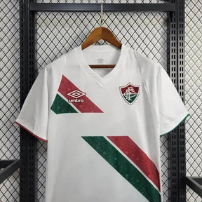 Camisa Fluminense Away 24/25 - Torcedor Masculina Branca + Patches Libertadores + Patrocínios - Netmantos
