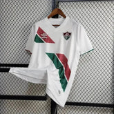 Camisa Fluminense Away 24/25 - Torcedor Masculina Branca + Patches Libertadores + Patrocínios - Netmantos