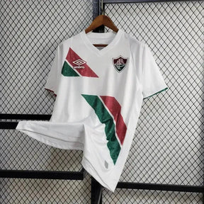 Camisa Fluminense Away 24/25 - Torcedor Masculina Branca + Patches Libertadores + Patrocínios - Netmantos