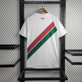 Camisa Fluminense Away 24/25 - Torcedor Masculina Branca + Patches Libertadores + Patrocínios - Netmantos