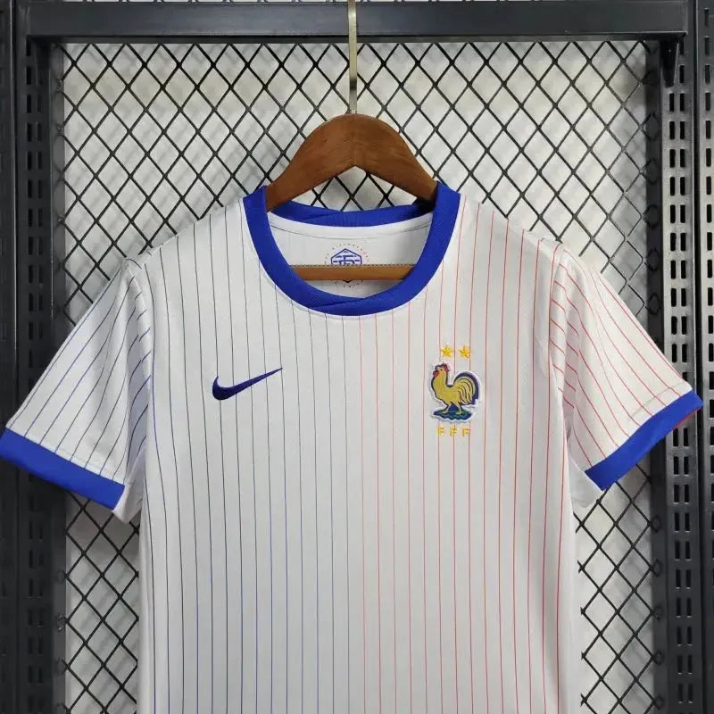 Camisa França Away 24/25 - Torcedor Infantil Branca - Netmantos
