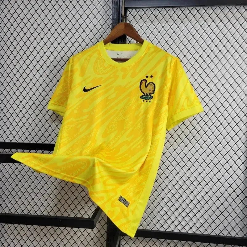 Camisa França Goleiro 24/25 - Torcedor Masculina Amarela - Netmantos