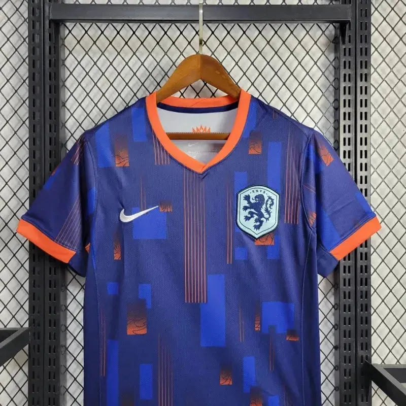 Camisa Holanda Away 24/25 - Torcedor Masculina Azul - Netmantos