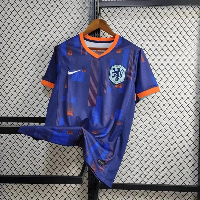 Camisa Holanda Away 24/25 - Torcedor Masculina Azul - Netmantos