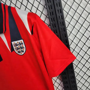 Camisa Inglaterra Retrô Away 1992 - Torcedor Masculina Vermelha - Netmantos