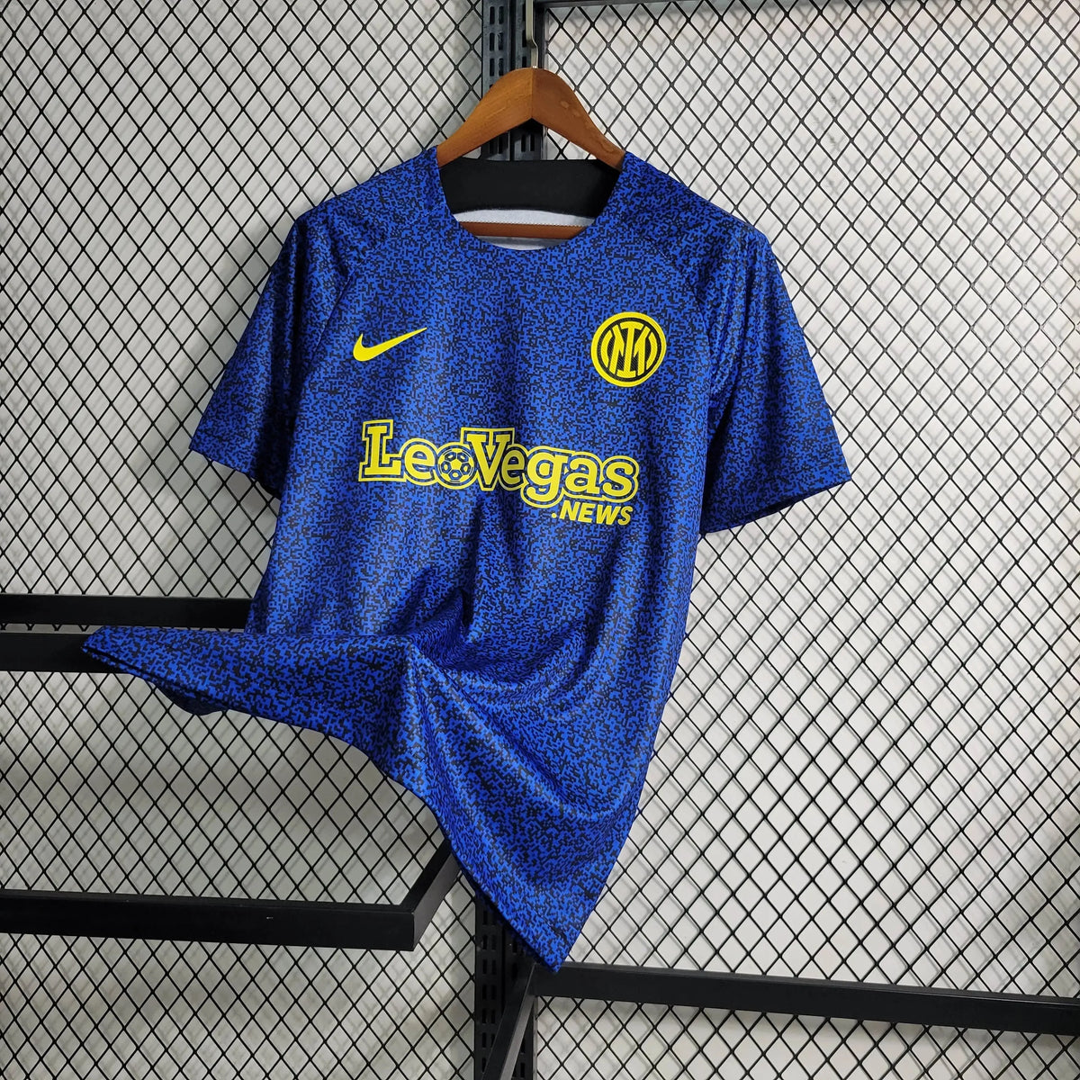 Camisa Inter de Milão Treino 23/24 - Torcedor Masculina Azul e Amarela - Netmantos