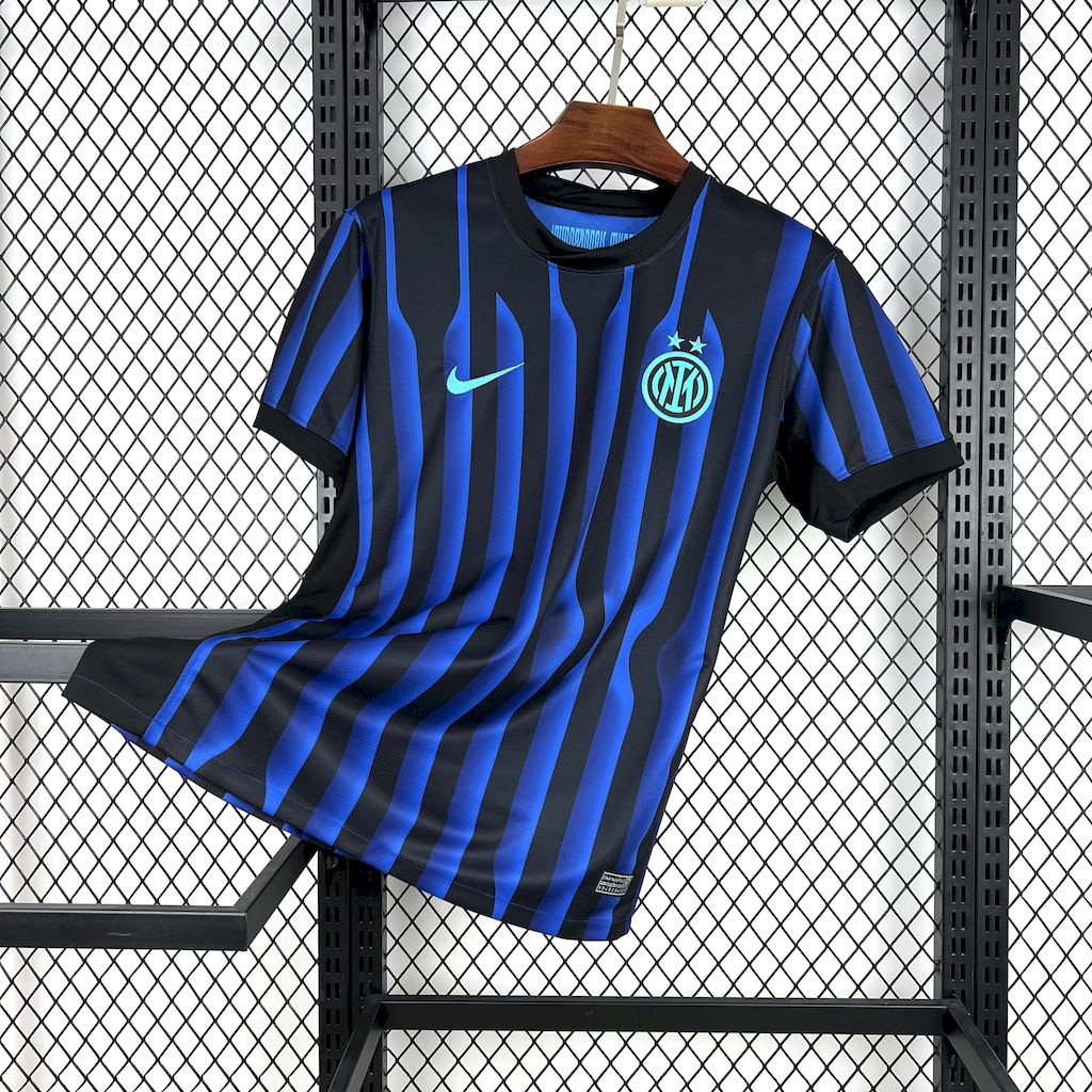 Inter Milan Home Shirt 25/26 - Men's Fan Shirt Blue and Black
