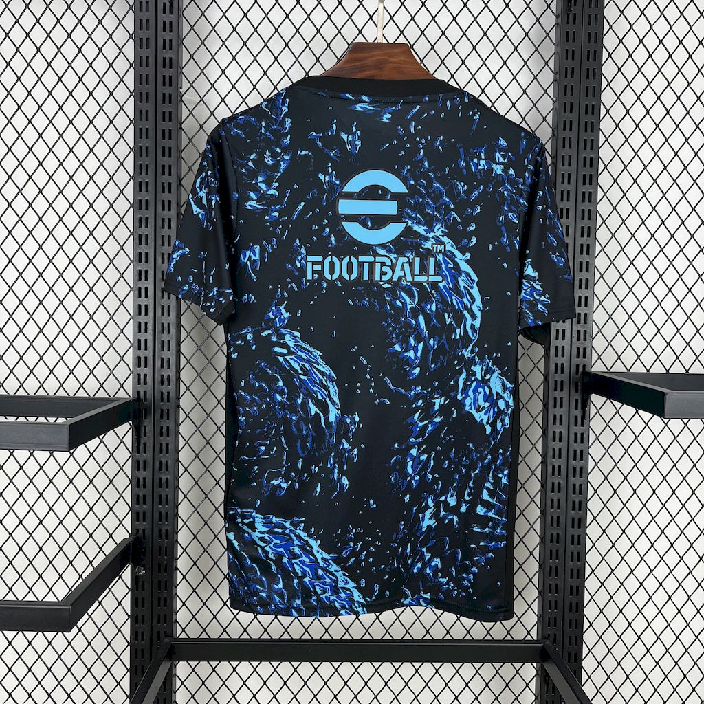 Inter Milan Pre-Match Shirt 25/26 - Men's Fan Blue and Black