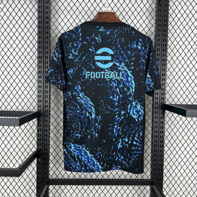 Inter Milan Pre-Match Shirt 25/26 - Men's Fan Blue and Black