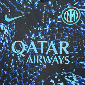 Inter Milan Pre-Match Shirt 25/26 - Men's Fan Blue and Black