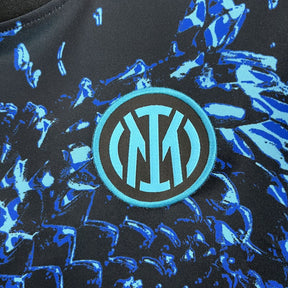 Inter Milan Pre-Match Shirt 25/26 - Men's Fan Blue and Black
