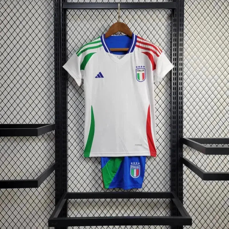Camisa Itália Away 24/25 - Torcedor Infantil Branca - Netmantos