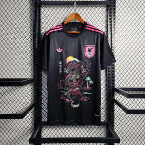 Camisa Japão Edição Especial 23/24 - Torcedor Masculina Preta e Rosa - Netmantos
