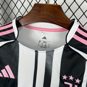 Juventus Home Shirt 25/26 - Men's Fan Shirt Black and White