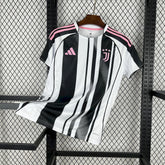 Juventus Home Shirt 25/26 - Men's Fan Shirt Black and White
