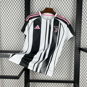 Juventus Home Shirt 25/26 - Men's Fan Shirt Black and White