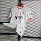 Camisa Liverpool Away II 24/25 - Torcedor Masculina Branca e Vermelha - Netmantos