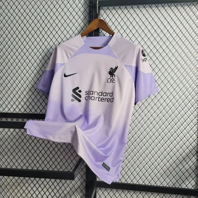 Camisa Liverpool Goleiro 22/23 - Torcedor Masculina Roxa - Netmantos