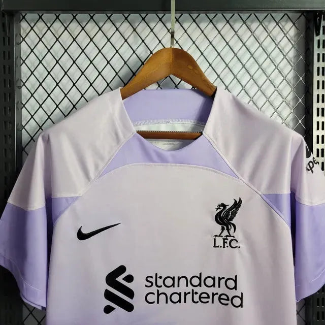Camisa Liverpool Goleiro 22/23 - Torcedor Masculina Roxa - Netmantos