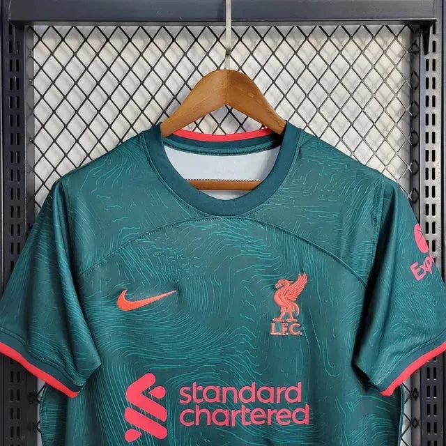 Camisa Liverpool III 22/23 - Torcedor Masculina Verde - Netmantos