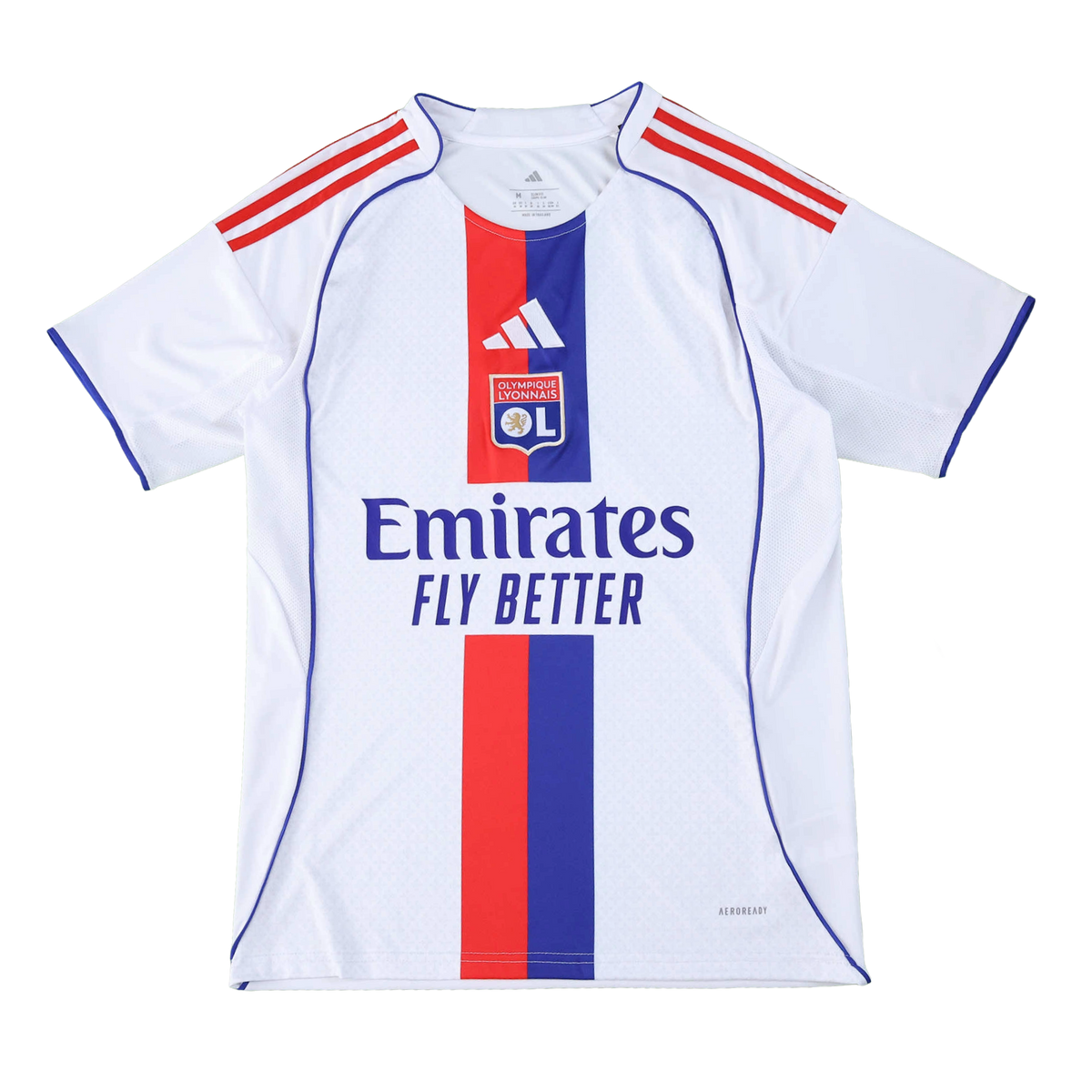 Lyon Home Shirt 25/26 - Men's White Fan Shirt