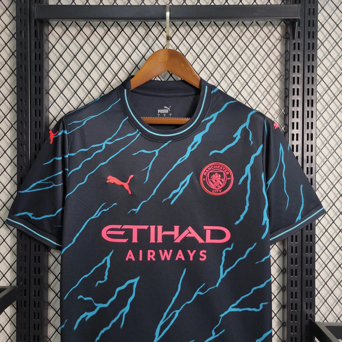 Camisa Manchester City Away II 23/24 - Torcedor Masculina Preta e Azul - Netmantos