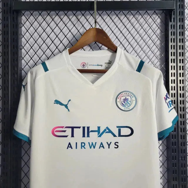 Camisa Manchester City 21/22 - Torcedor Masculina Branca - Netmantos