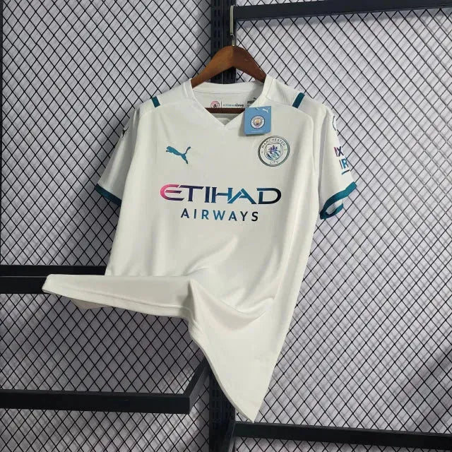 Camisa Manchester City 21/22 - Torcedor Masculina Branca - Netmantos