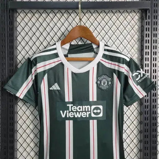 Camisa Manchester United Away 23/24 - Torcedor Infantil Verde - Netmantos