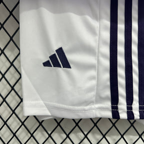 Manchester United Away Shirt 25/26 - Kids Fan White and Purple