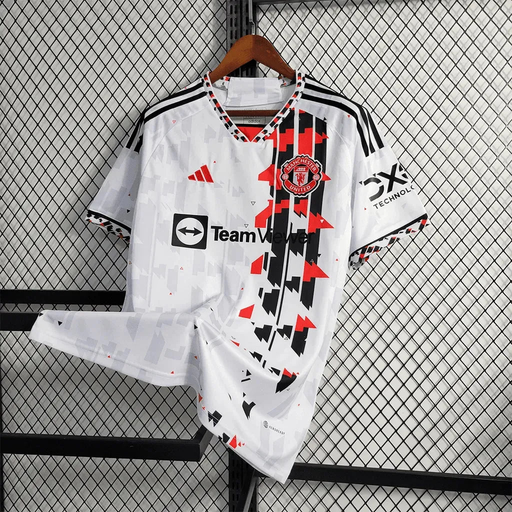 Camisa Manchester United Edição Especial 23/24 - Torcedor Masculina Branca - Netmantos