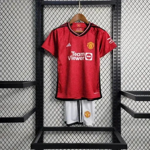 Camisa Manchester United Home 23/24 - Torcedor Infantil Vermelha - Netmantos