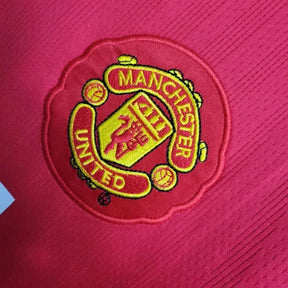 Camisa Manchester United Home Retrô 2007/08 - Torcedor Masculina Vermelha Manga Longa - Netmantos