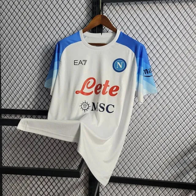 Camisa Napoli Away 22/23 - Torcedor Masculina Branca - Netmantos
