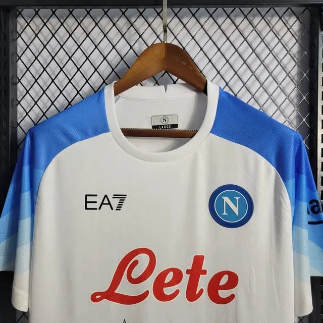Camisa Napoli Away 22/23 - Torcedor Masculina Branca - Netmantos