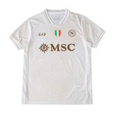 Napoli Away Shirt 25/26 - Men's White Gold Fan Shirt