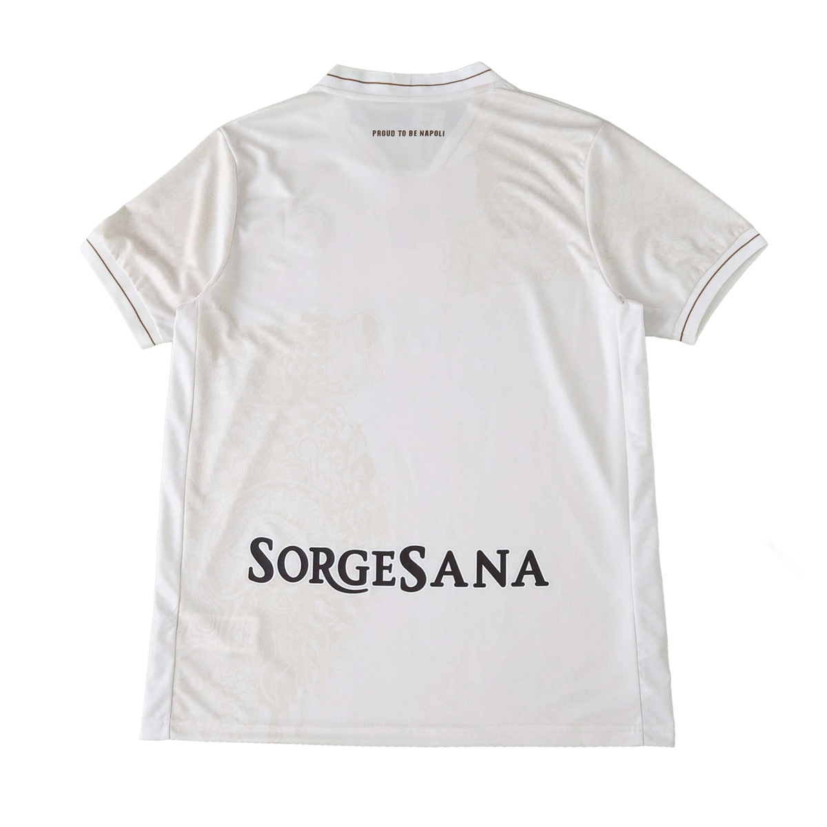 Napoli Away Shirt 25/26 - Men's White Gold Fan Shirt