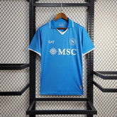 Camisa Napoli Home 24/25 - Torcedor Masculina Azul - Netmantos