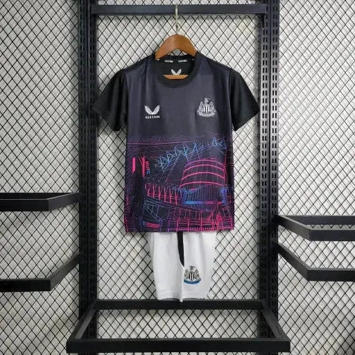 Camisa Newcastle Edição Especial 23/24 - Torcedor Infantil Preta - Netmantos