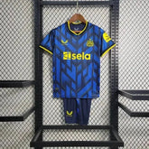 Camisa Newcastle United Away II 23/24 - Torcedor Infantil Azul - Netmantos