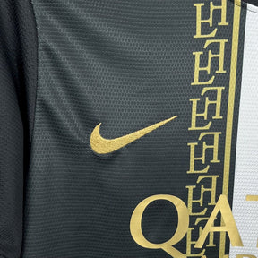 PSG Special Edition 25/26 Men's Fan Shirt Black and Gold