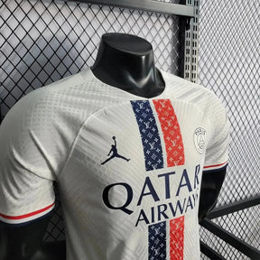 Camisa PSG x Louis Vuitton 23/24 - Jogador Masculina Branca - Netmantos