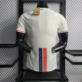 Camisa PSG x Louis Vuitton 23/24 - Jogador Masculina Branca - Netmantos