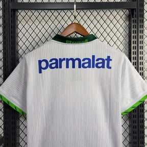 Camisa Palmeiras Away Retrô 1996 - Torcedor Masculina Branca PARMALAT - Netmantos