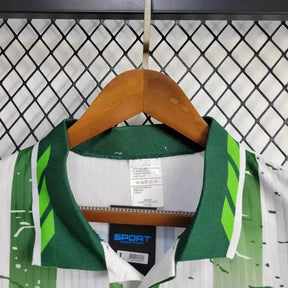 Camisa Palmeiras Away Retrô 1996 - Torcedor Masculina Branca PARMALAT - Netmantos