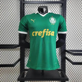 Camisa Palmeiras Home 24/25 - Jogador Masculina Verde + Patch Brasileirão e Avanti + Patrocínios - Netmantos