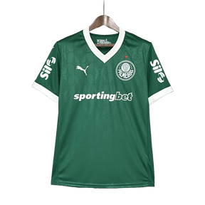 Camisa Palmeiras Home 25/26 - Torcedor Masculina Verde + Patrocínios - Netmantos